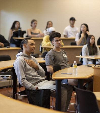 Students in a Summer Bridge class